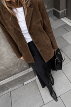 Banbury – Blazer in Wildlederoptik – Produktansicht
