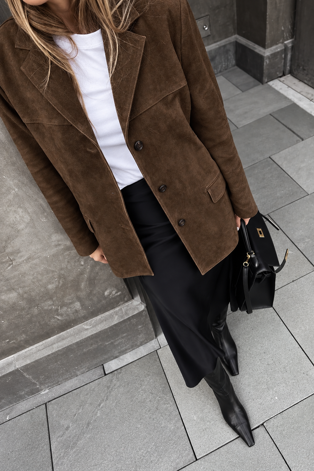 Banbury – Blazer in Wildlederoptik – Produktansicht