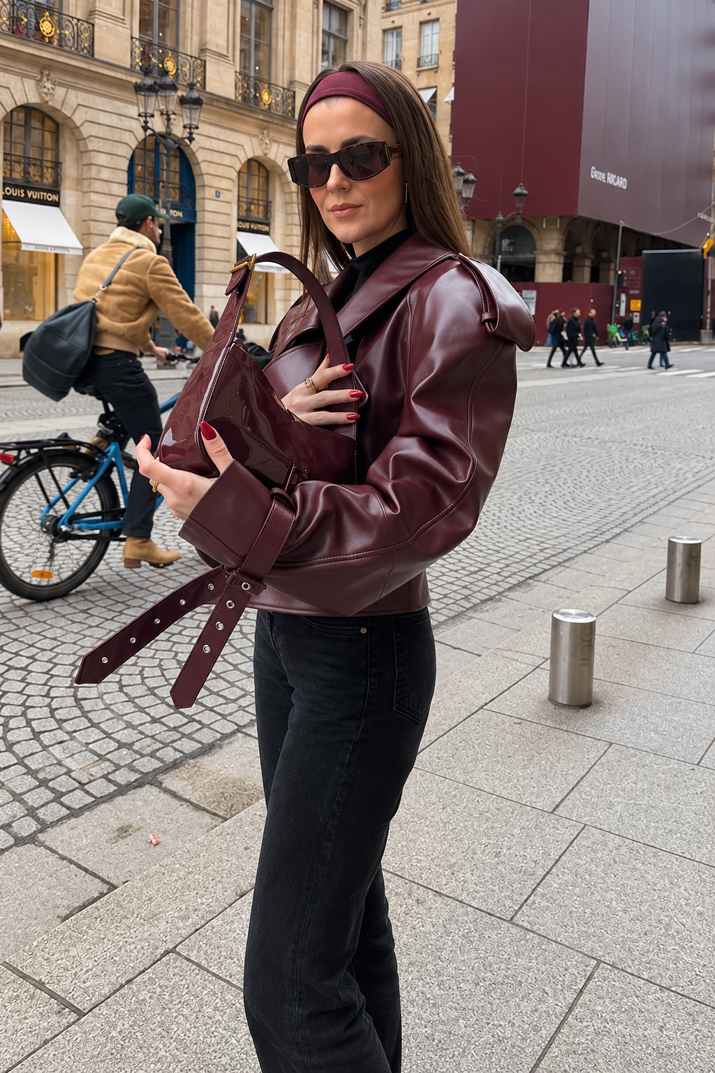 Deena – Jacke aus Kunstleder – Produktansicht