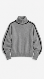 Lara – Damen-Rollkragenpullover aus Strick