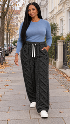 Alina Loungehose in Schwarz – munique