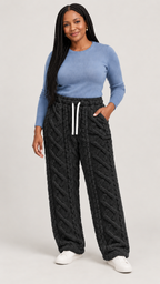 Alina Loungehose in Schwarz – frente