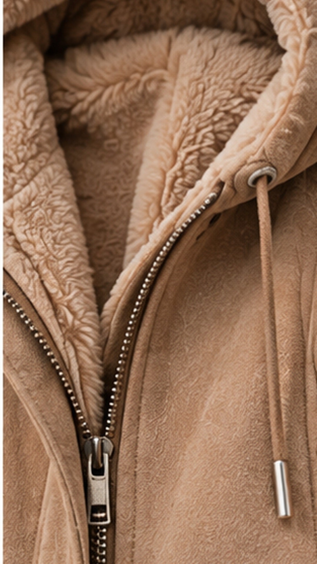 Astrid – Kapuze und Futter Detail