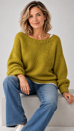 Brienne – Grobstrickpullover im legeren Look