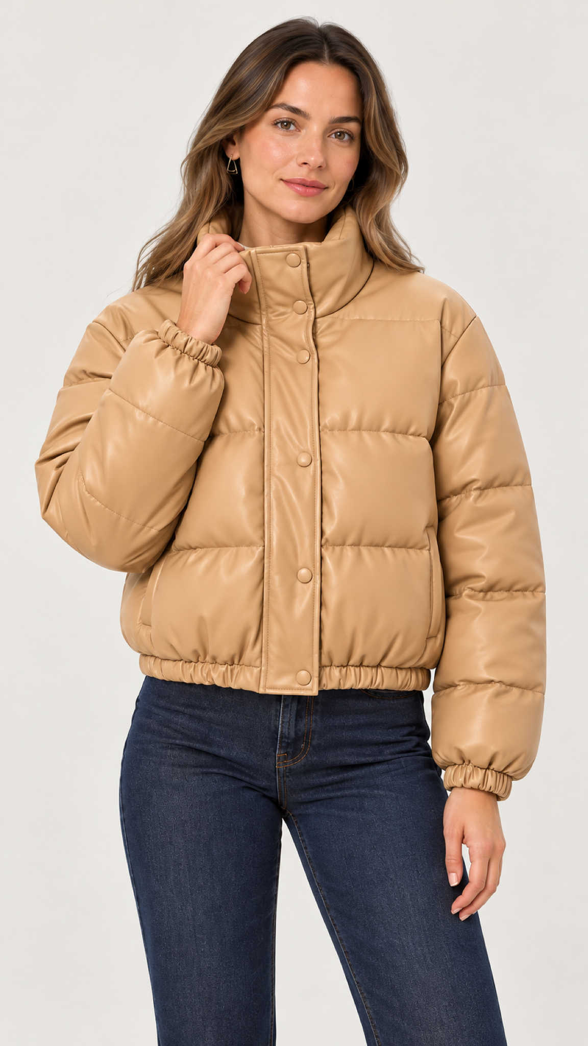 Julia Bomberjacke Khaki – 04-detalhe