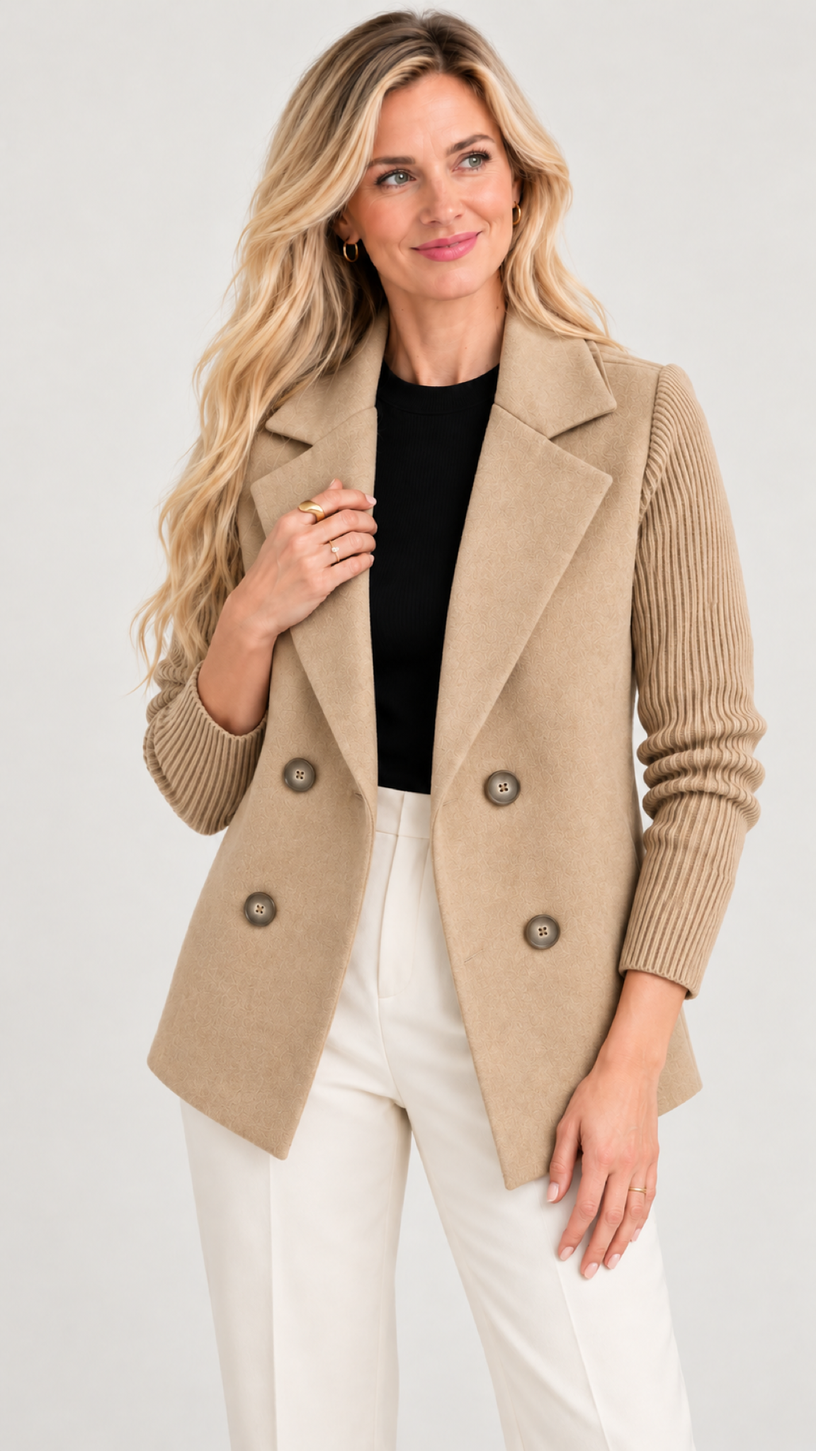 Liane Mantel Khaki – 04-detalhe