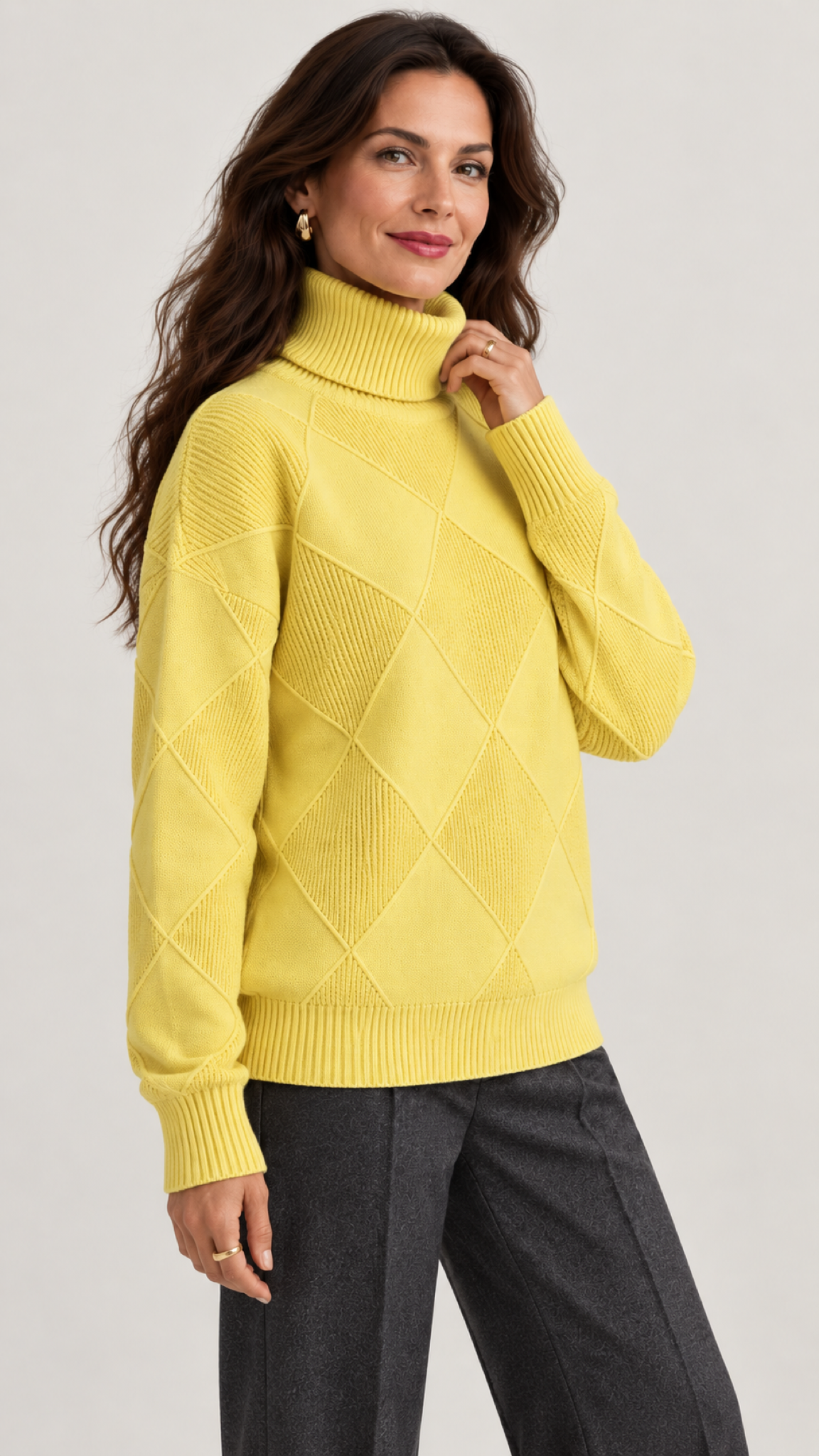Marcelle Pullover Gelb – 03-lateral