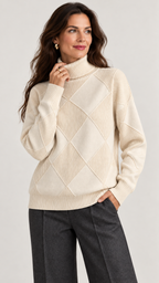 Marcelle Pullover Elfenbein – 04-detalhe