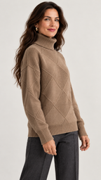 Marcelle Pullover Braun – 03-lateral