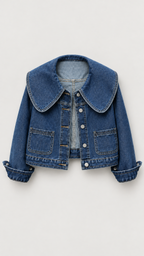Minea Jeansjacke in Blau – 06-produto