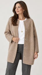 Ruperta Strickjacke in Beige – capa
