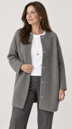 Ruperta Strickjacke in Grau – capa