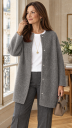 Ruperta Strickjacke in Grau – interior