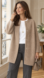 Ruperta Strickjacke in Beige – interior