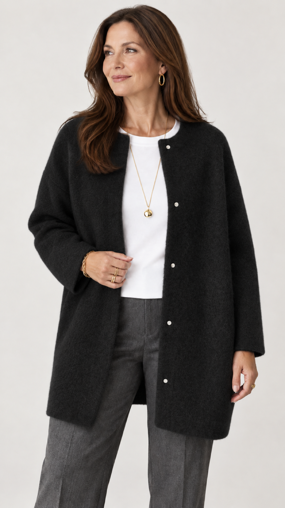 Ruperta Strickjacke in Schwarz – capa