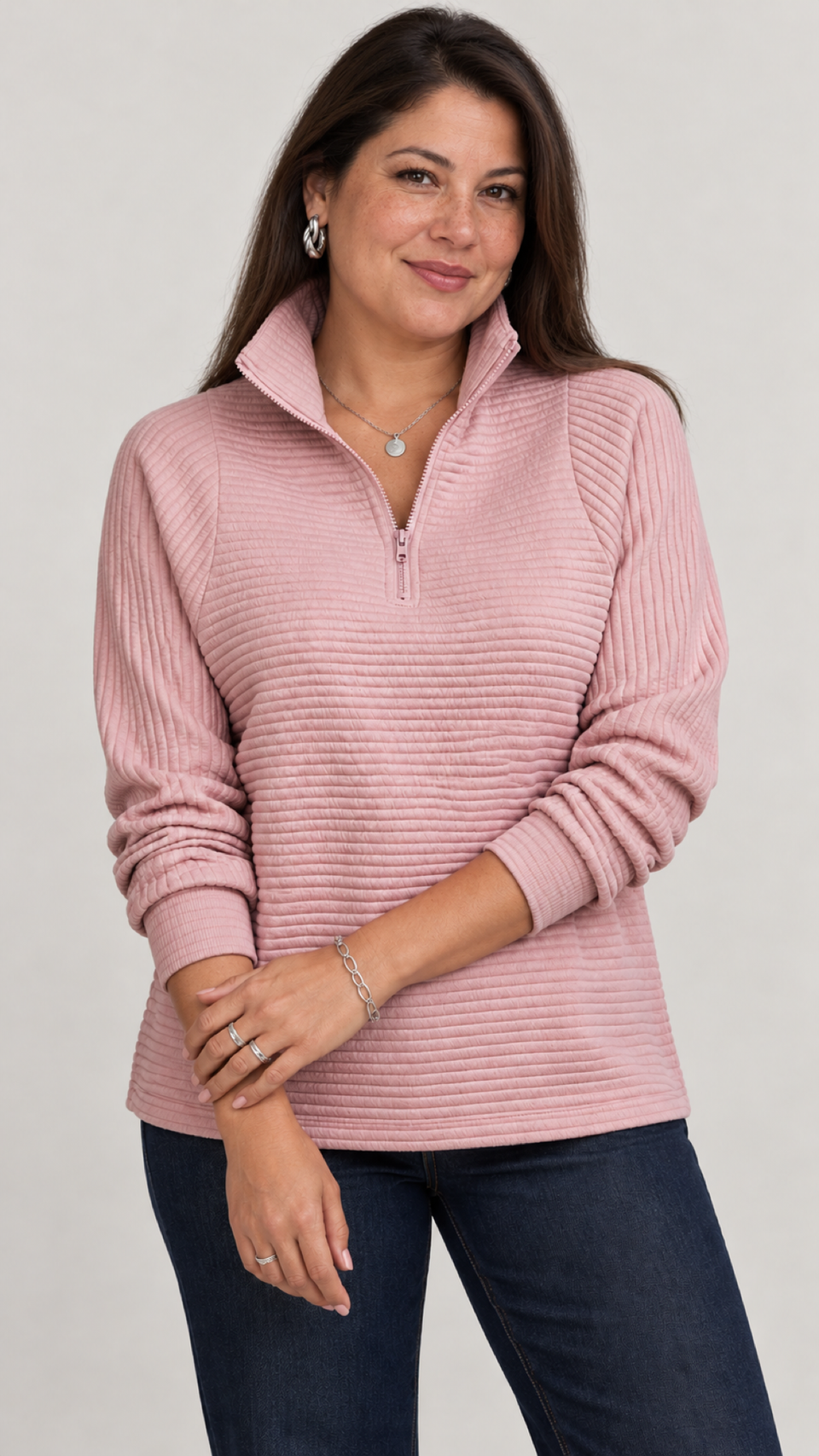 Vilja Pullover in Hellrosa – capa