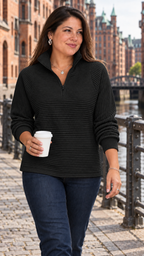 Vilja Pullover in Schwarz – hamburgo