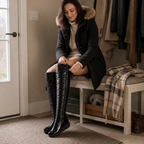 Bootara – Damen Winterstiefel mit Schleife – Produktansicht